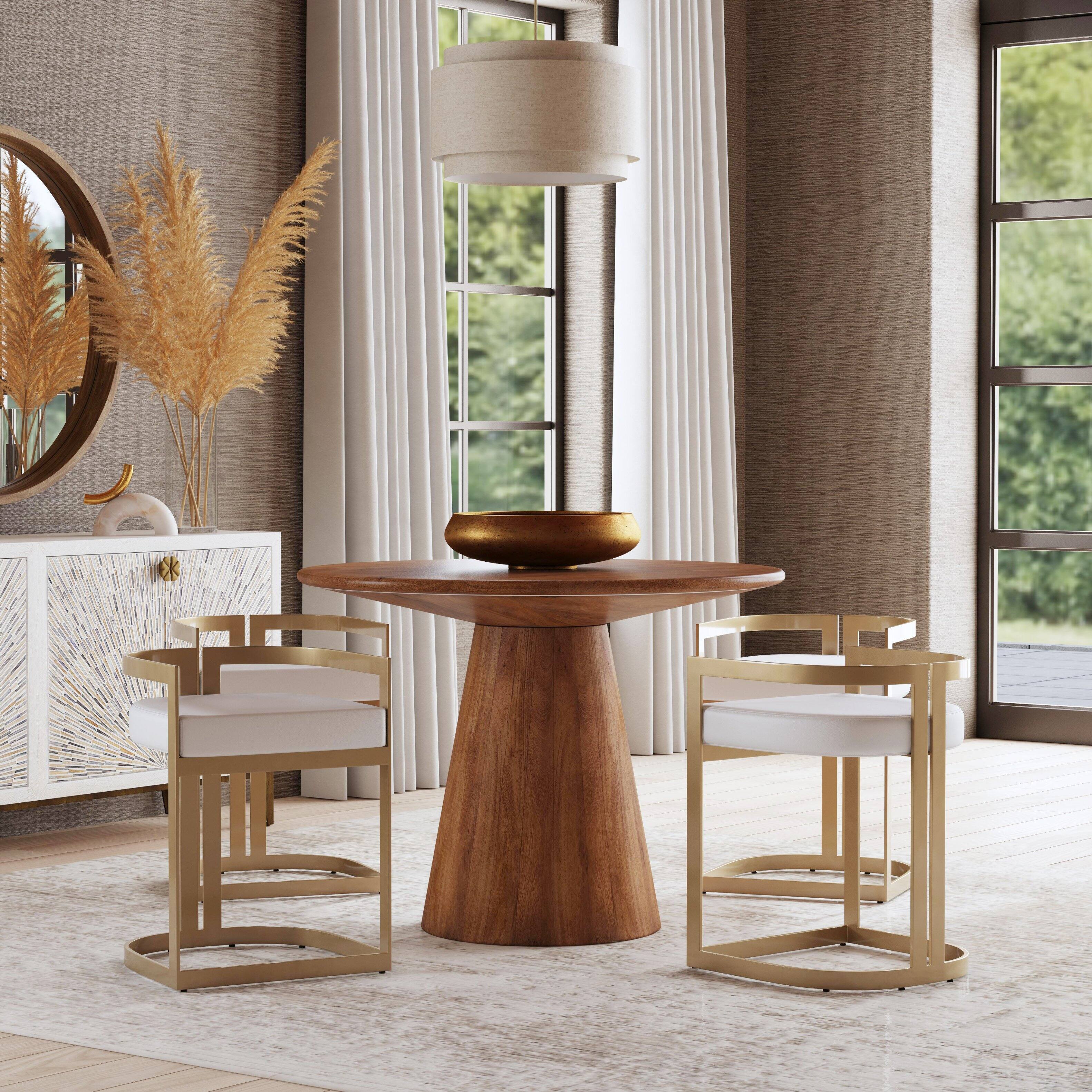 Alt View 7. Butler Specialty - Clarence Faux Leather 23" Dining Stool - White.