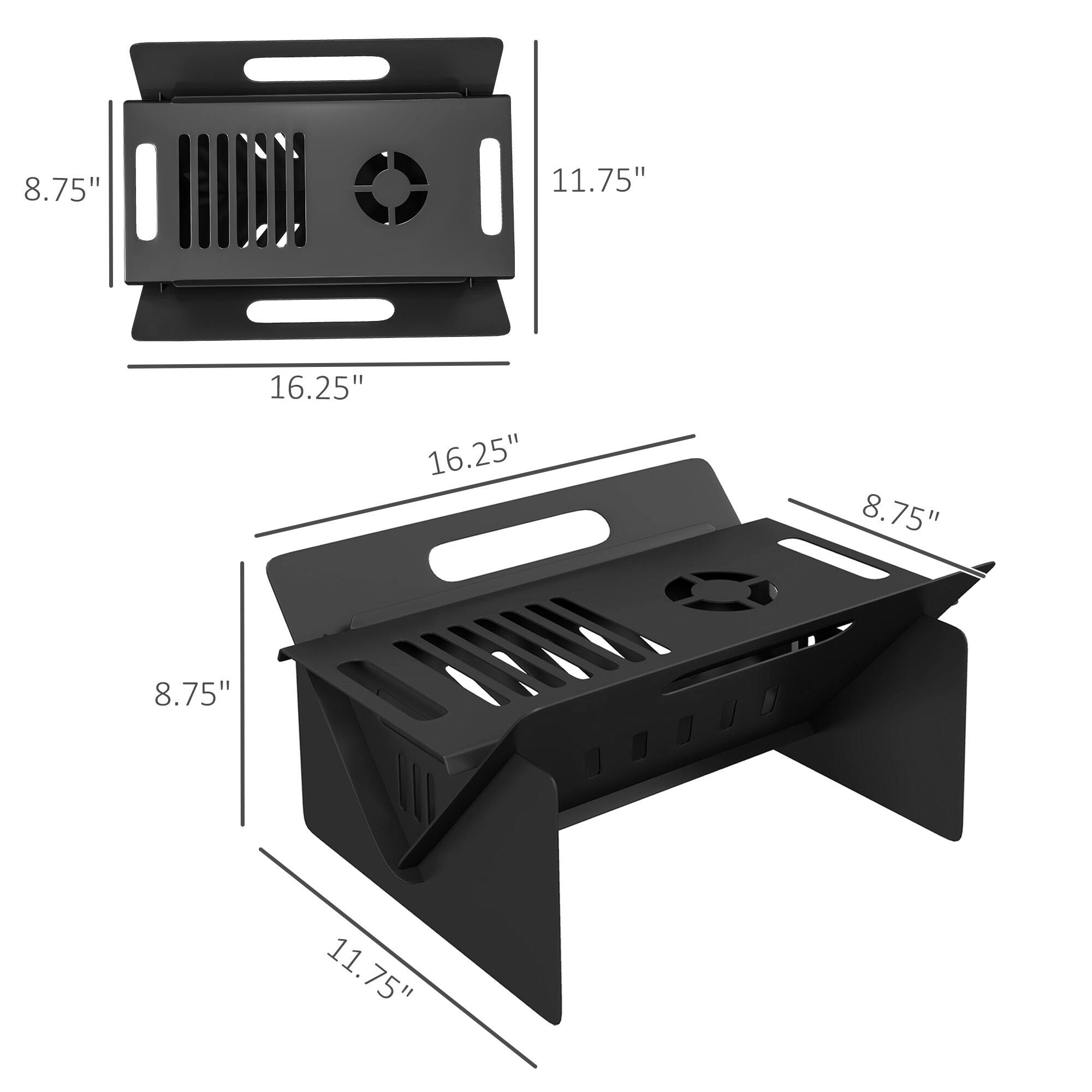 8.75" x 11.75" x 16.25"