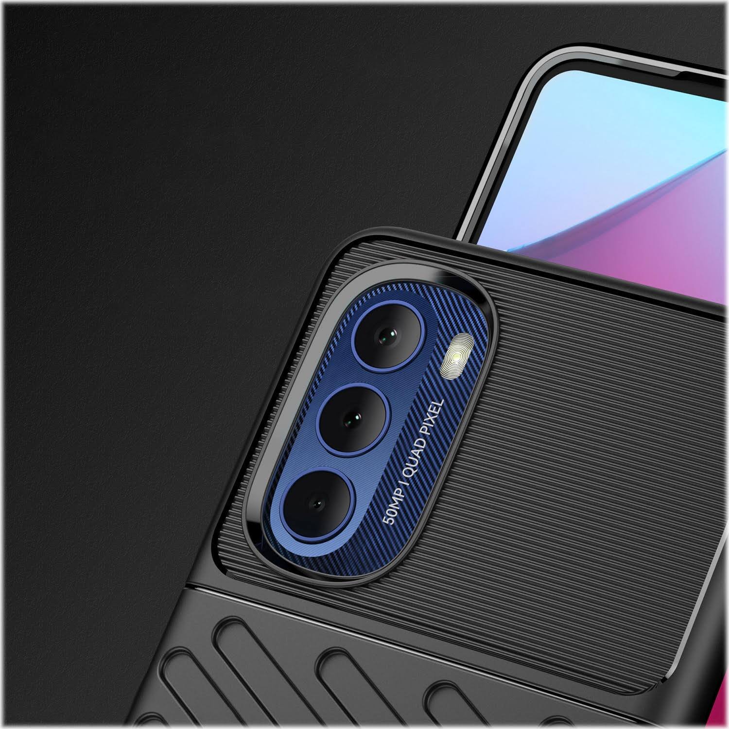 Alt View 14. SaharaCase - Anti-Slip Series Case for Motorola Moto G Stylus 5G (2022) - Black.