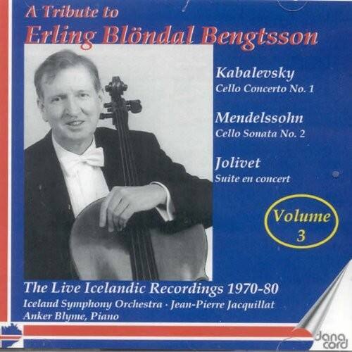 Mendelssohn / Jolivet / Kabalevsky / Bengtsson - Erling Blondal Bengtsson Vol 3   - COMPACT DISCS [CD]