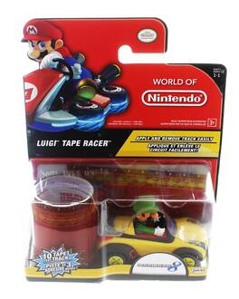 Jakks Pacific - World of Nintendo Tape Racer Action Figure: Luigi - Red