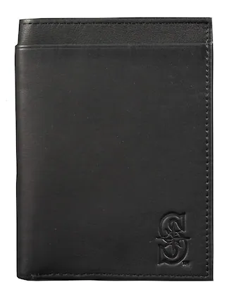 Front. Rico Industries - Seattle Mariners Black Leather RFID Blocking Passport Holder Cover Travel Billfold Wallet for Men & Women - Multi.