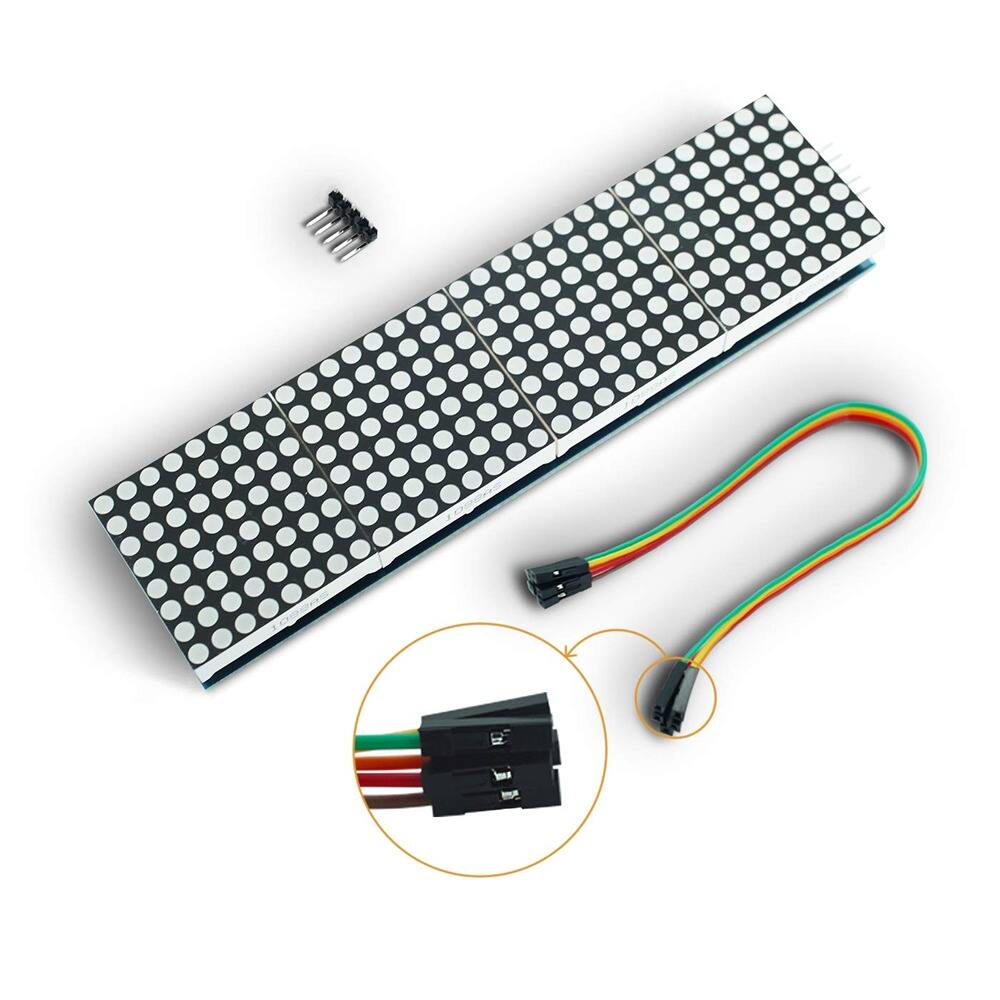 Angle. ACJPR - MAX7219 Dot Matrix LED Display Module, Single-Chip Control, for Arduino.