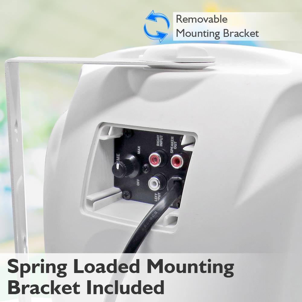 Removable Mounting Bracket

Spring Loaded Mounting Bracket Included