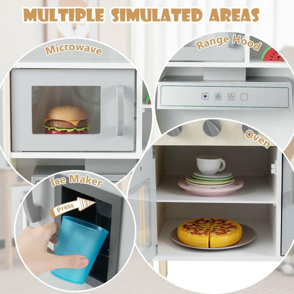 MULTIPLE SIMULATED AREAS

- Microwave
- Range Hood
- Oven
- Ice Maker (Press)