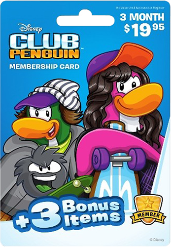 Club Penguin 3 Month $19.95 Gift Card, 1 Count - City Market