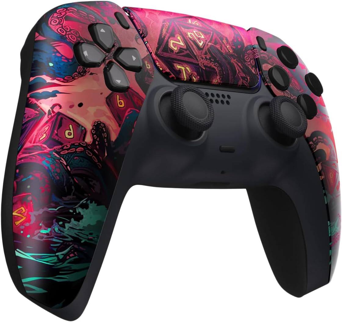 Left. ProControllers - Custom Wireless Controller for PS5 - Colorful Squid.