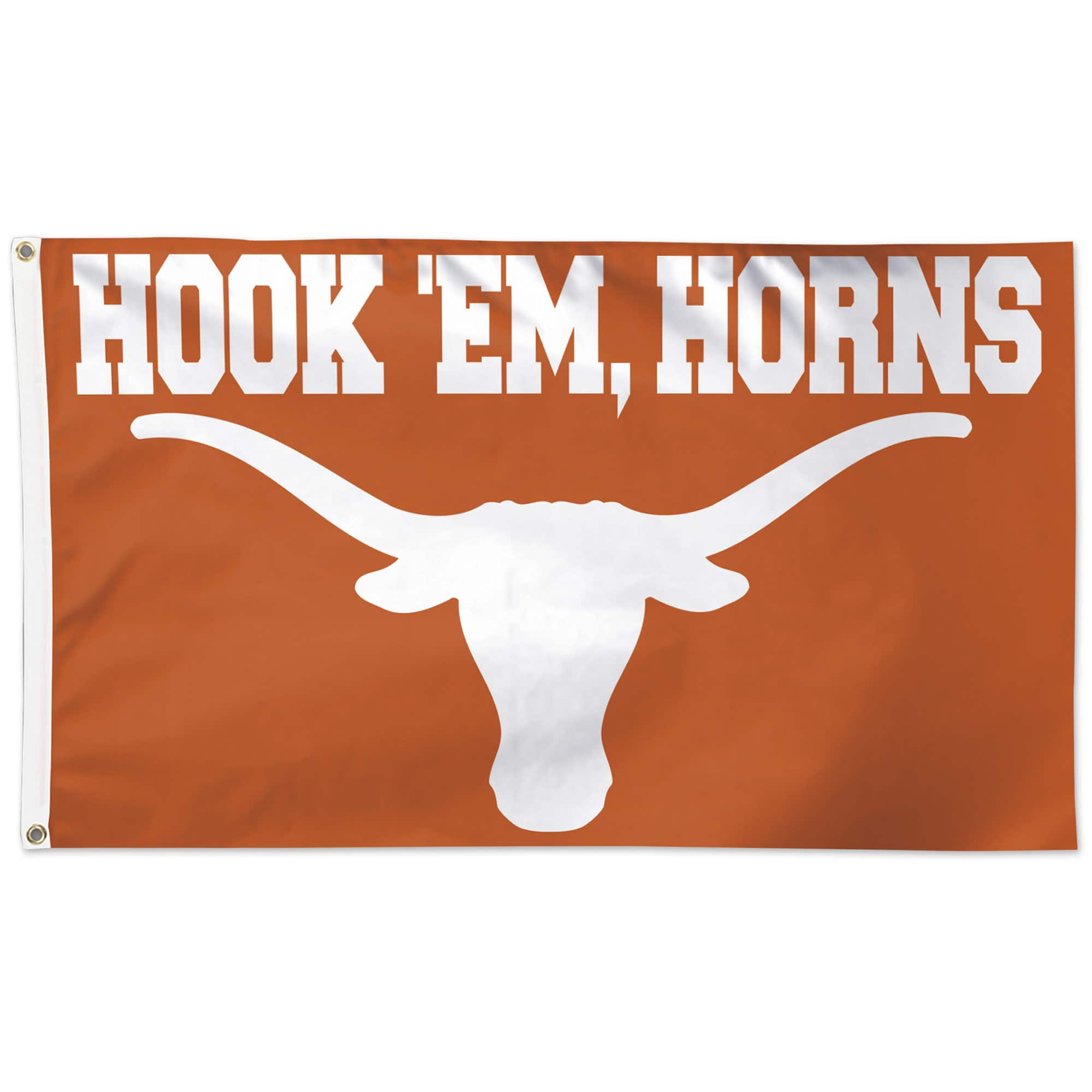 WinCraft - Texas Longhorns 3' x 5' Hook 'Em One-Sided Flag - Multicolor