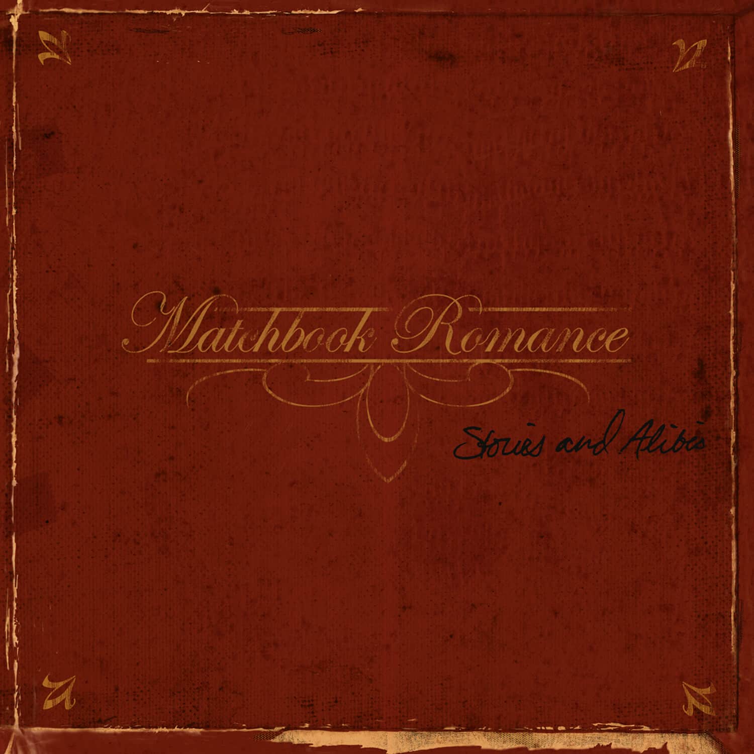 Matchbook Romance - Stories & Alibis (Anniversary Edition) - Opaque Red & Black Marble  - VINYL LP