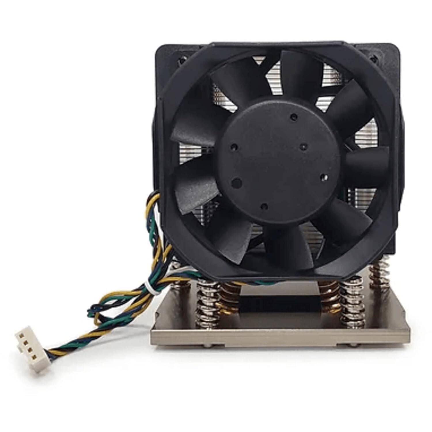 Left. Dynatron - genoa copper heatsink and active cooler 3u heatsink | sp5 j12 - Black.