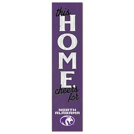 Jardine - North Alabama Lions 12" x 48" This Home Leaner - Purple
