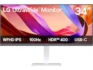 LG UltraWide™ Monitor
34"
WFHD IPS | 100Hz | HDR™ 400 | USB-C