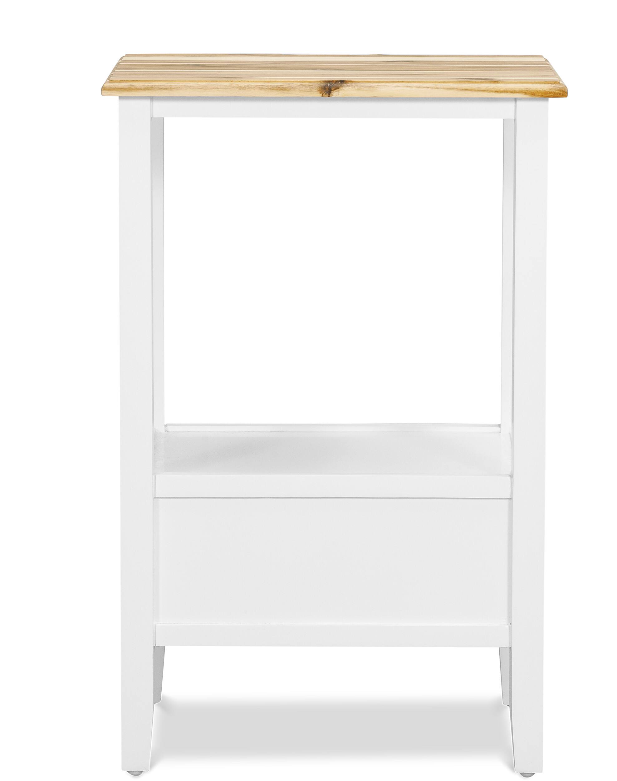 Alt View 16. Click Decor - Harris End Table - White.