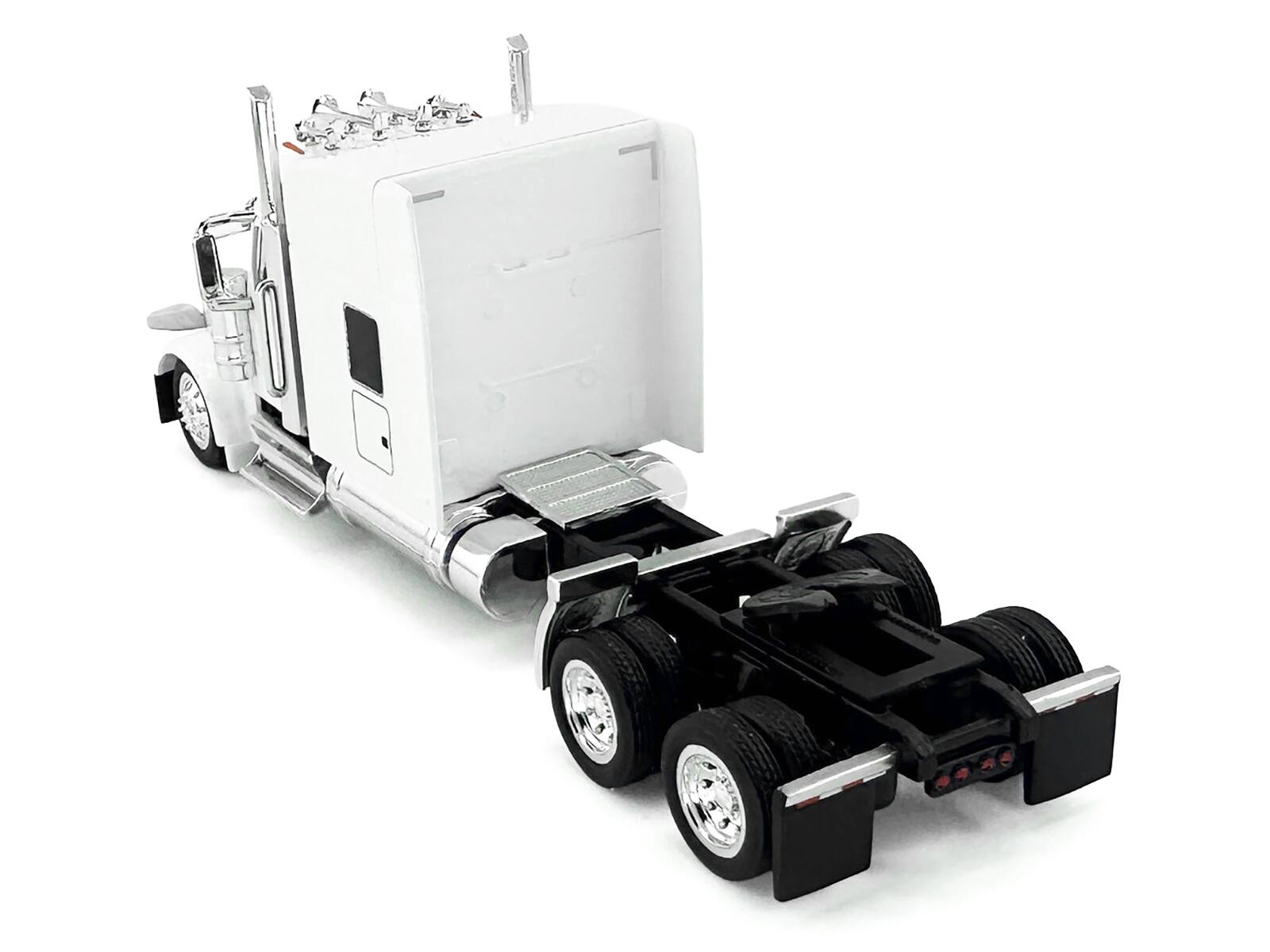 Alt View 4. HO Logistics Replicas - Kenworth W990 with Stand Up Sleeper Cab White 1/87 (HO) Scale Plastic Model Car by HO Logistics.