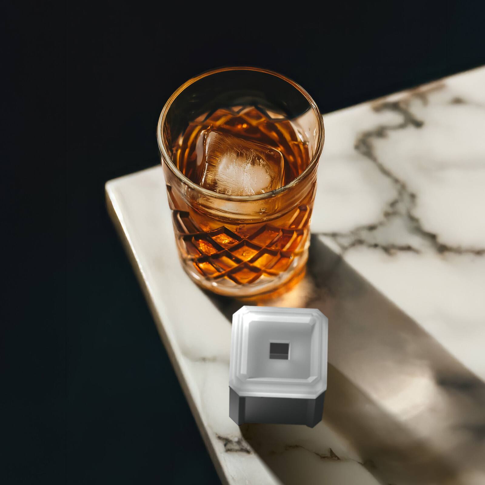 Alt View 1. Final Touch - Yarai Double Old-Fashioned Glass Set - Clear.