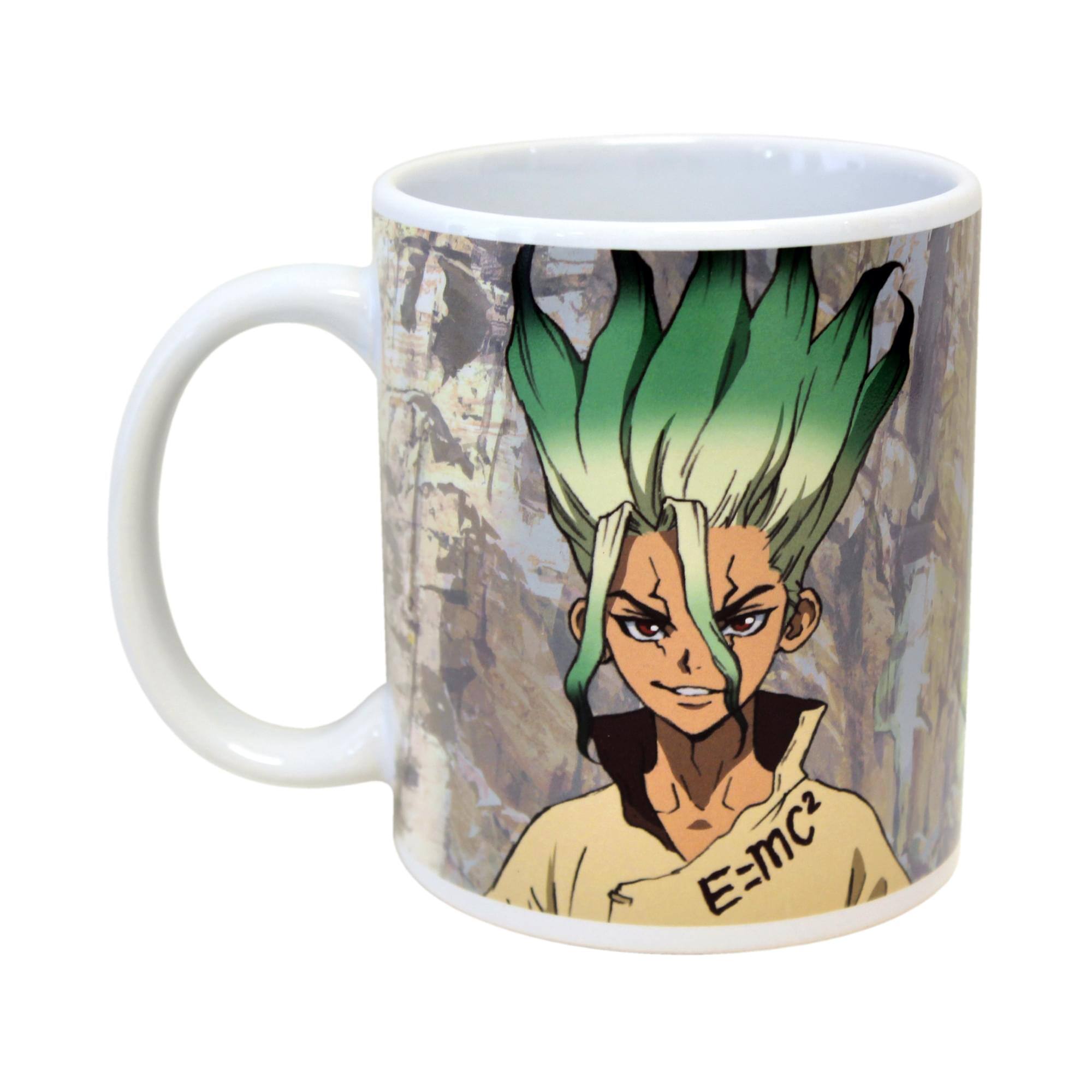 Alt View 10. Just Funky - Dr. Stone 11oz Coffee Mug with Enamel Pin - White.