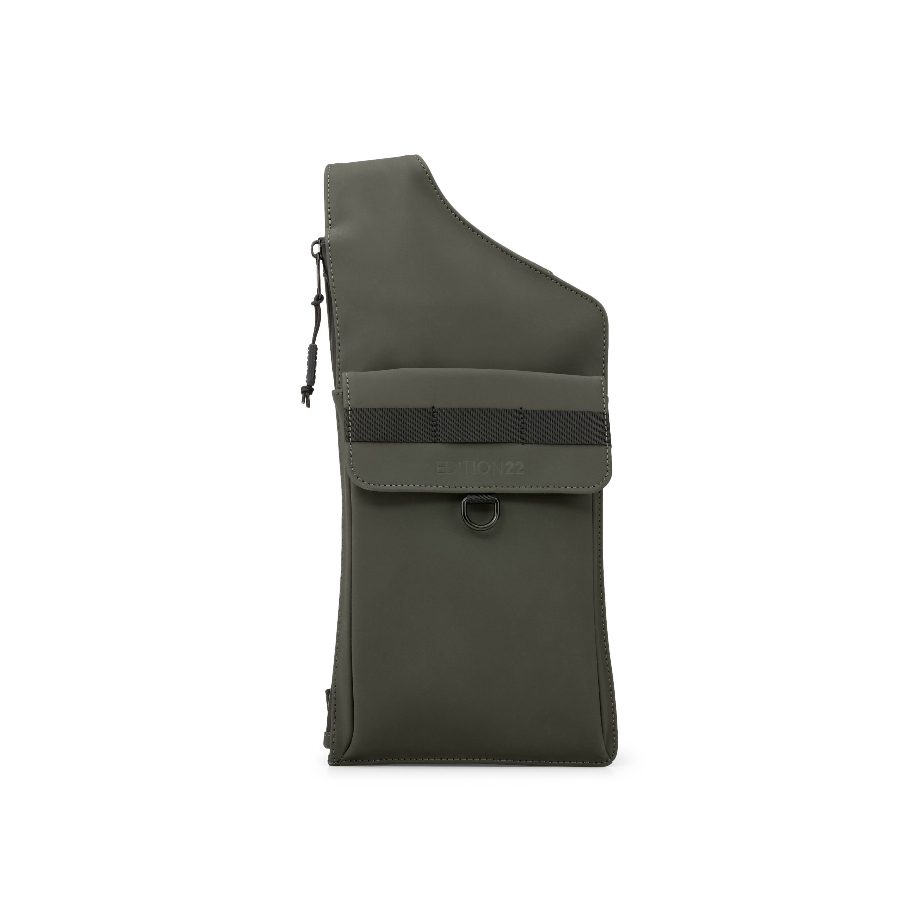 Angle. Bugatti - Lockpoint Sling Bag - KHAKI.