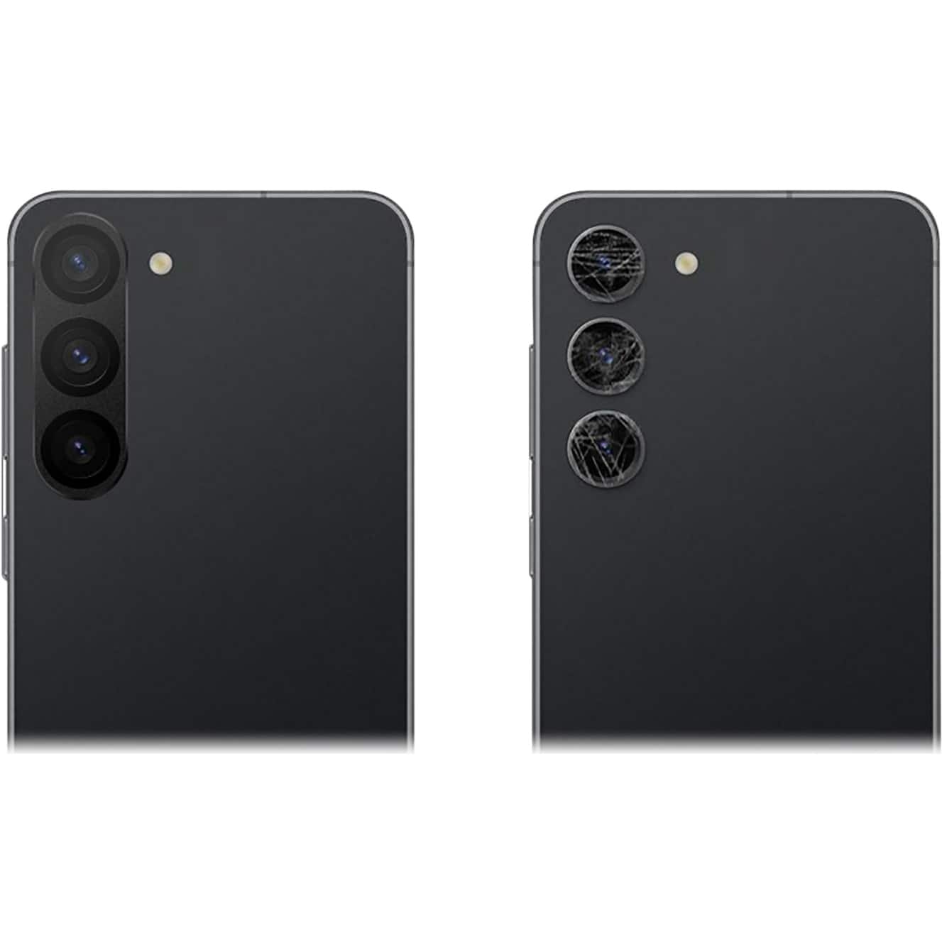 Alt View 12. SaharaCase - ZeroDamage Camera Lens Protector for Samsung Galaxy S23/S23+ (2-Pack) - Black.