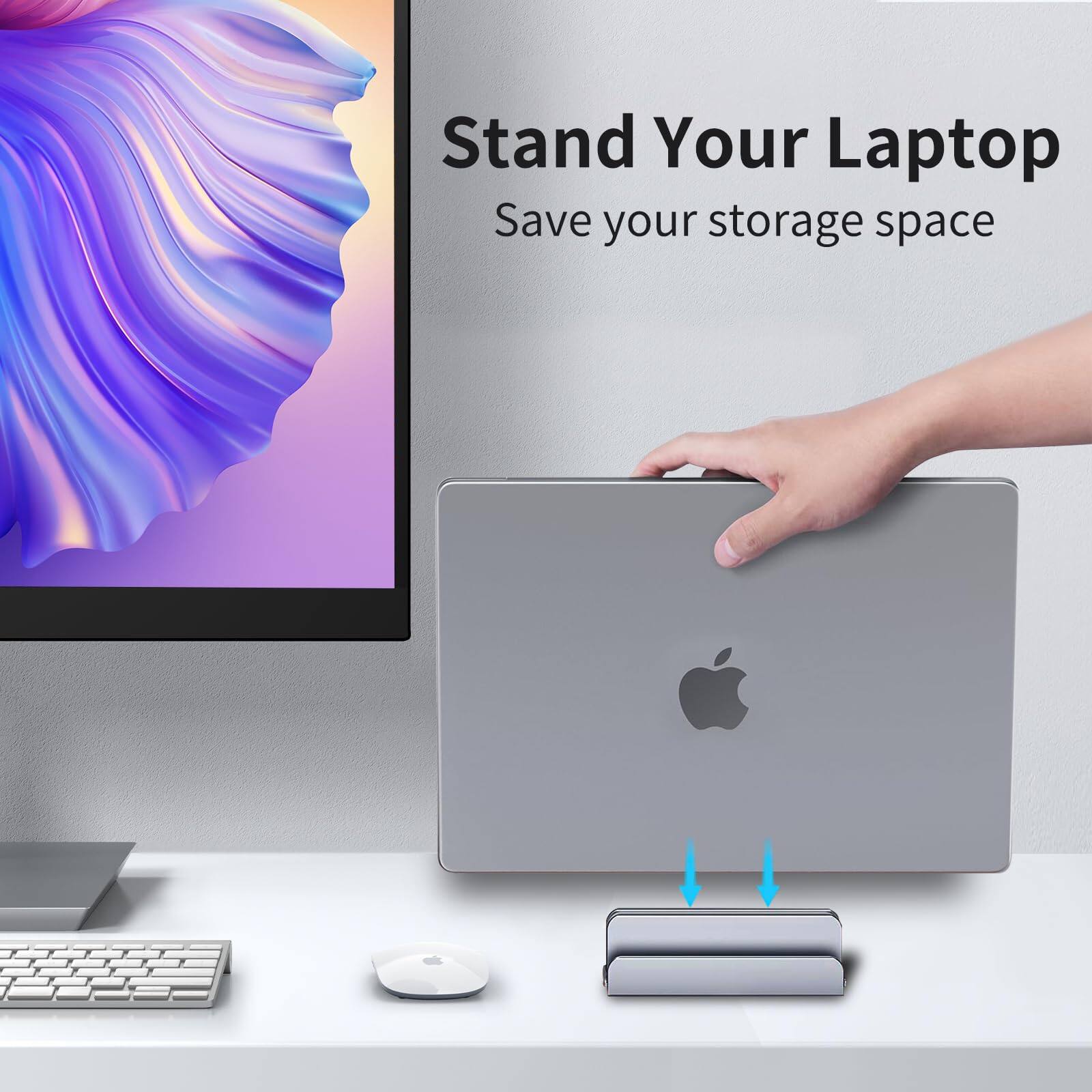 Stand Your Laptop  
Save your storage space