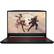 Front. MSI - Katana GF66 15.6" Gaming Laptop - Intel Core i7 - 16GB Memory - 512 GB SSD - Black.