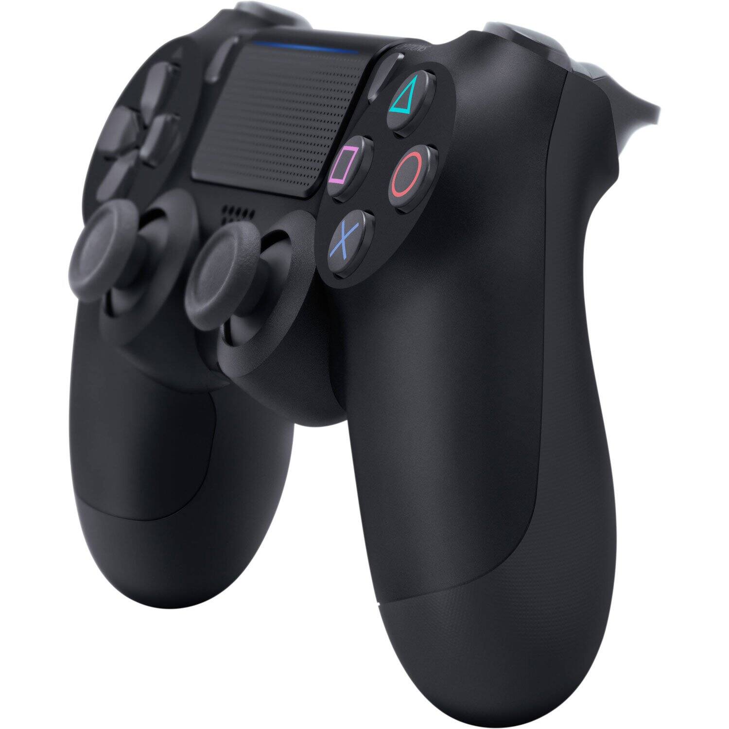 Angle. Sony - Sony PlayStation 4 DualShock Wireless Controller - Jet Black - Black.