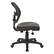Left. OSP Home Furnishings - Mesh Screen Back Task Chair with Vinyl Seat - Black.
