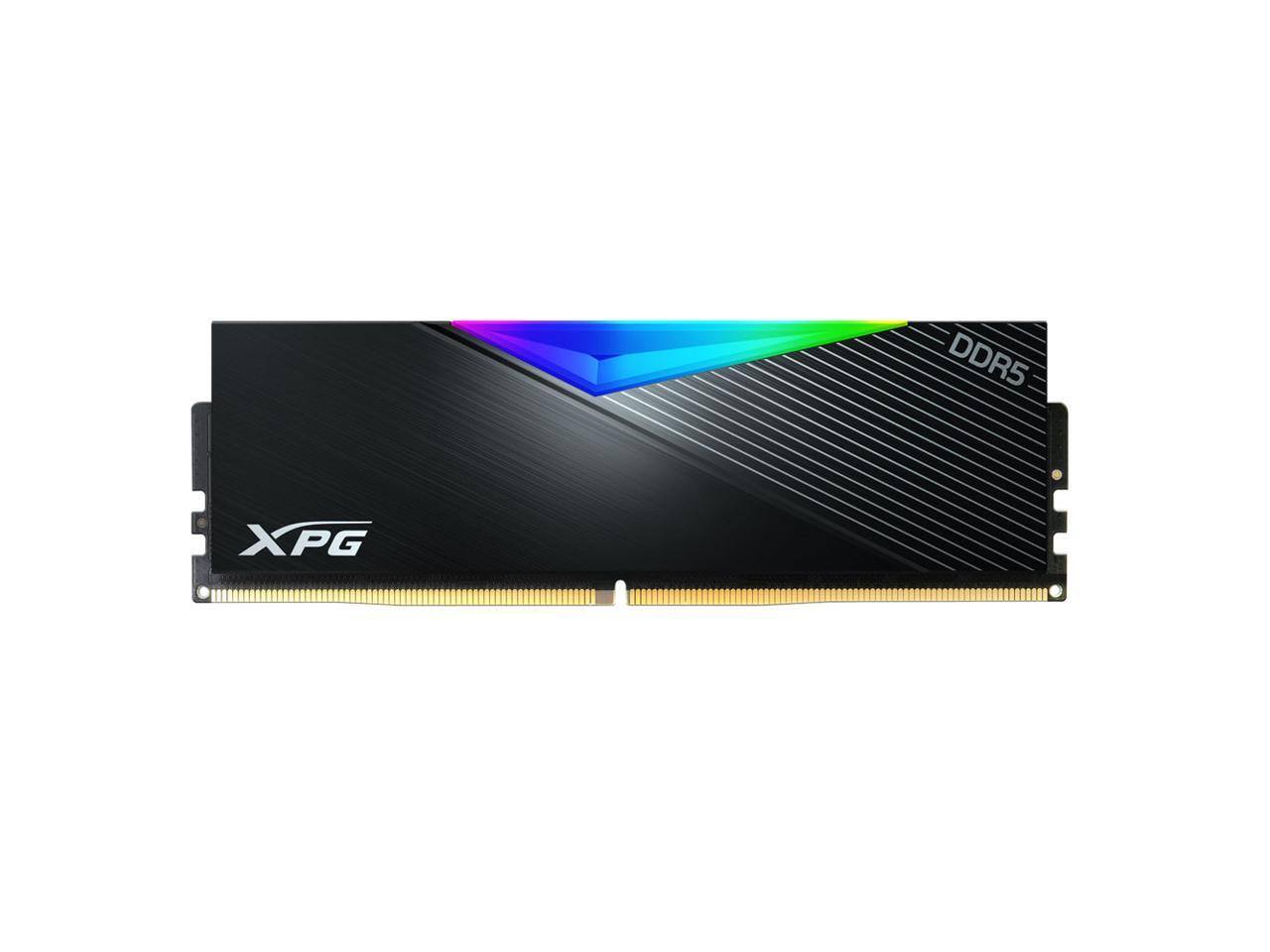 メモリー XPG Lancer RGB DDR5 16GB x 2 6000MT/s XPG LANCER RGB 32GB (2 x 16GB) 288 Pin PC RAM DDR5 6000 (PC5 48000