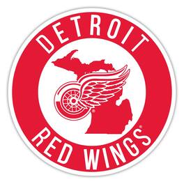 Fan Creations - Detroit Red Wings 15" State Circle Sign - Multicolor