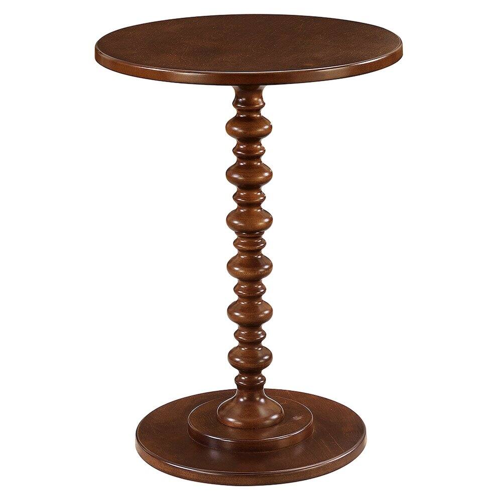 Front. Convenience Concepts - Palm Beach Spindle Table - Espresso.