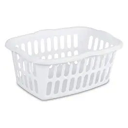 Sterilite - Rectangular Laundry Basket, White