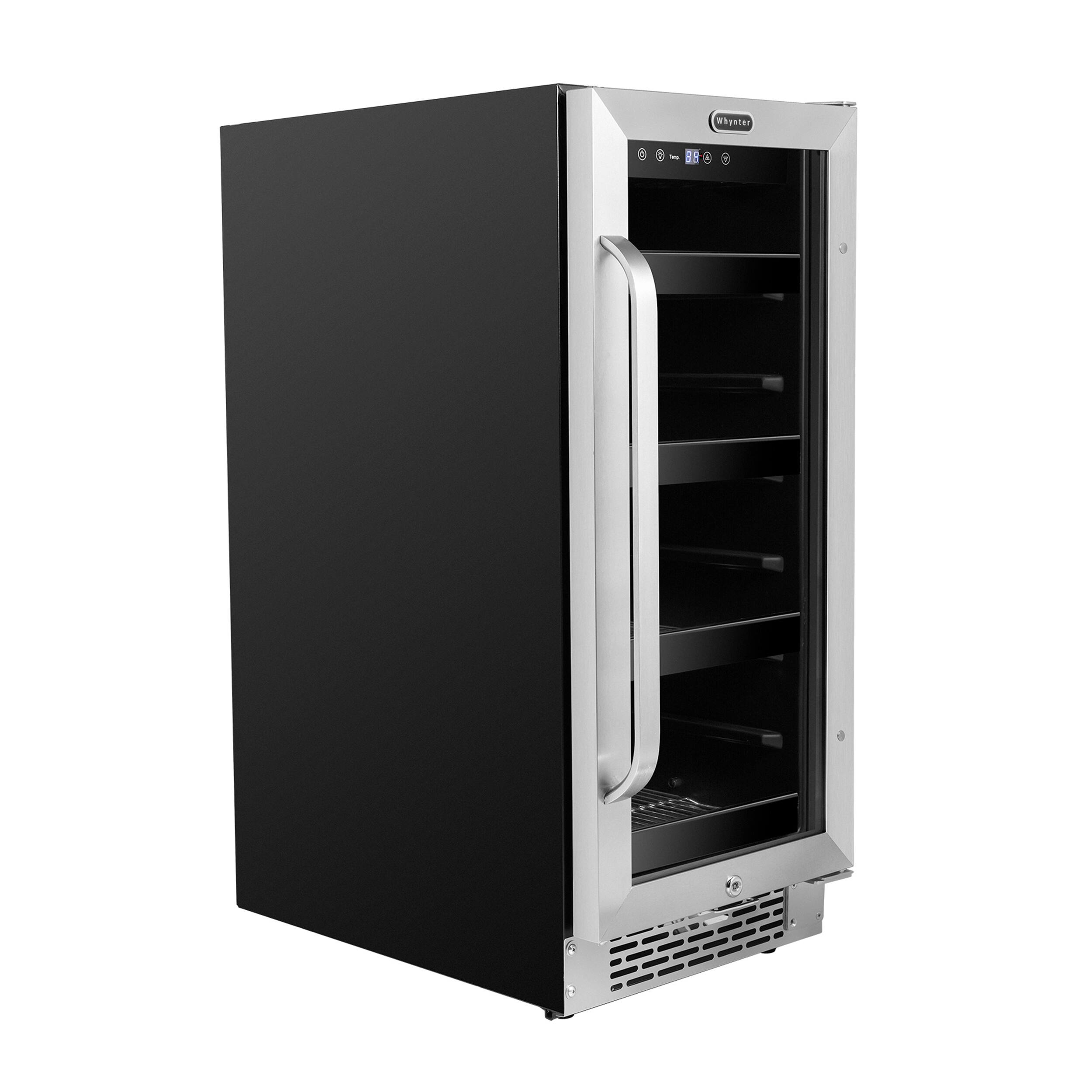 Alt View 11. Whynter - Whynter BBR-838SB 15 inch Built-In 80 Can Beverage Refrigerator - Stainless Steel.