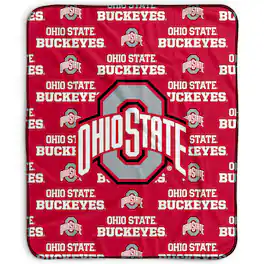 Pegasus - Ohio State Buckeyes 50" x 60" Repeat Wordmark Fleece Blanket - Multicolor