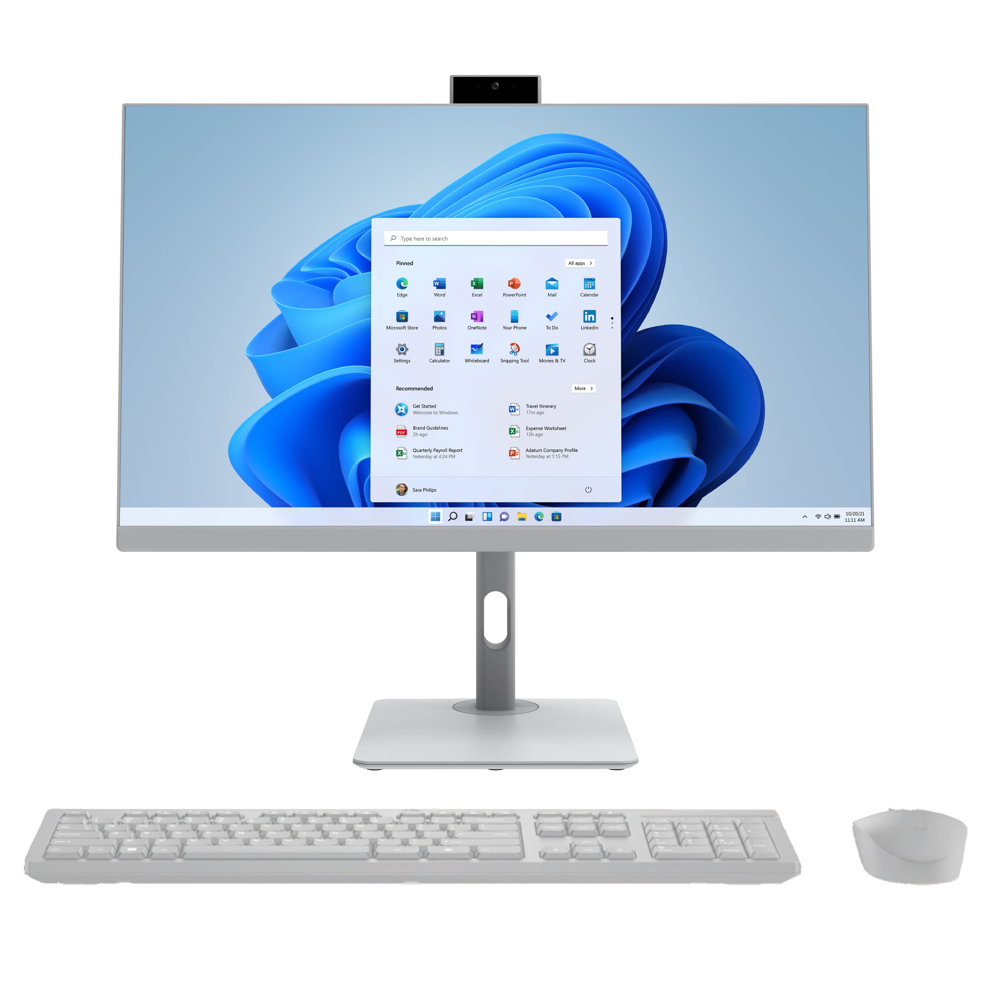 Front. RCA - RCA 27" | FHD | All in-One -Touch Screen | PC | Intel N100 | 4GB/128GB - RCA GRAY.