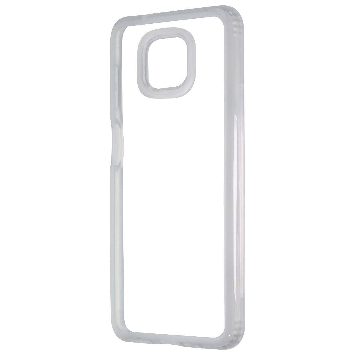 Front. Tech21 - Tech21 Evo Clear Series Hard Case for Motorola Moto G Power - Clear - Clear.
