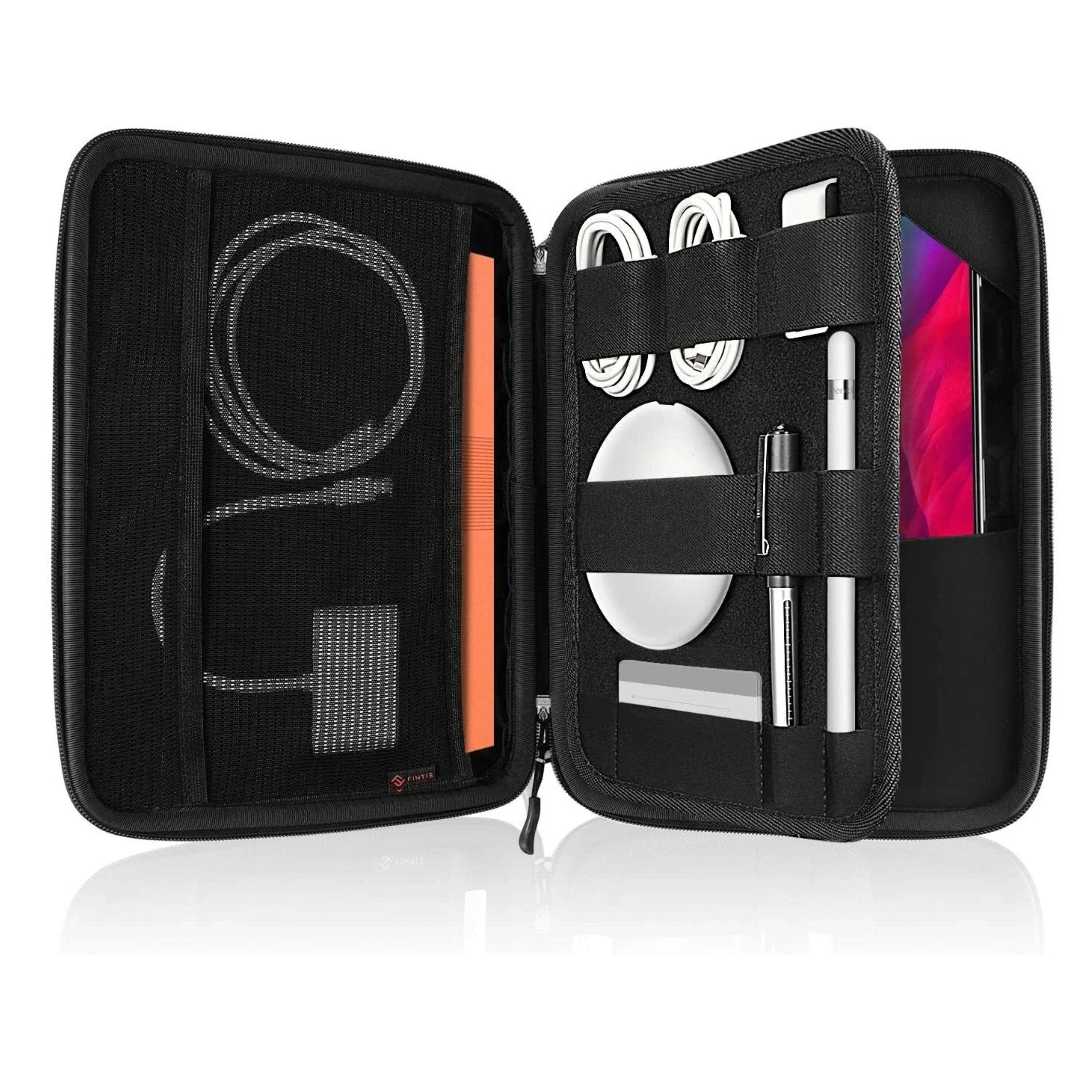 Alt View 3. Kitcheniva - Hard Carrying Tablet Case For iPad Pro 11/ iPad 9th 10.2/ iPad Air 5 Gen Black - Black.