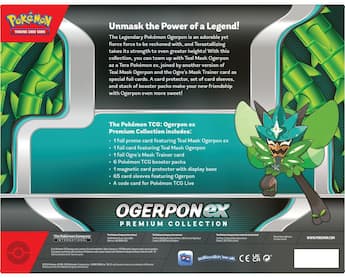 pokemon trading card game: ogerpon ex premium collection Pokmon TCG: Masks of Ogerpon ex Premium Collection