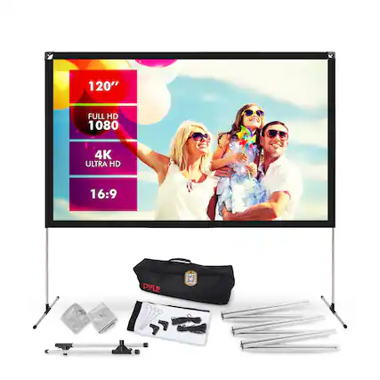 120" FULL HD 1080 4K ULTRA HD 16:9 PYLE