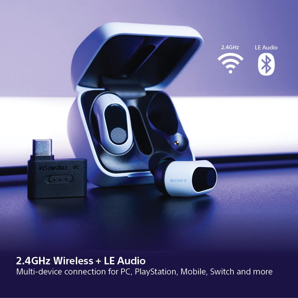 2.4GHz Wireless + LE Audio, Multi-device connection for PC, PlayStation, Mobile, Switch and more, PSS/MOBILE PC, SONY