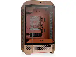 Thermaltake - Tower 300 Gravel Sand Micro-ATX Case, 2x140mm Fan, 420mm Radiator Support, Optional Stand Kit - Gravel Sand