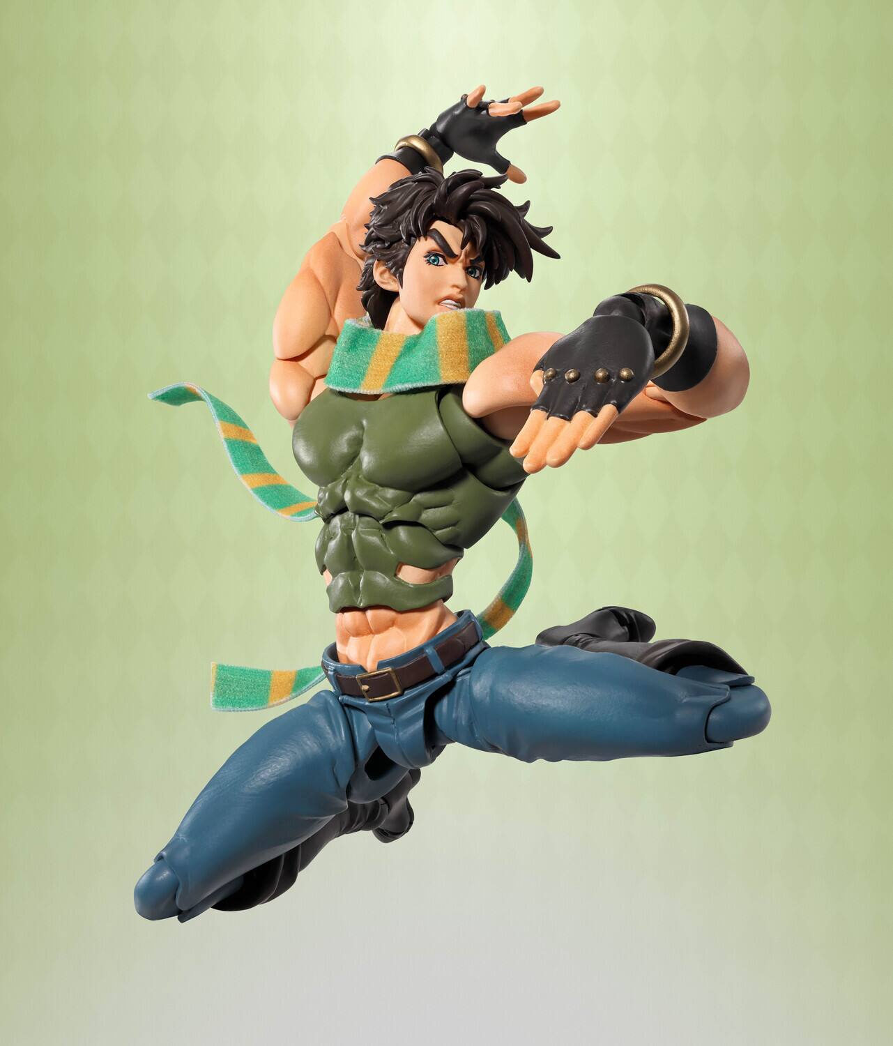 Alt View 2. Bandai - Tamashii Nations - JoJo's Bizarre Adventure - S.H.Figuarts - Joseph Joestar Action Figure   - COLLECTIBLES - Multicolor.