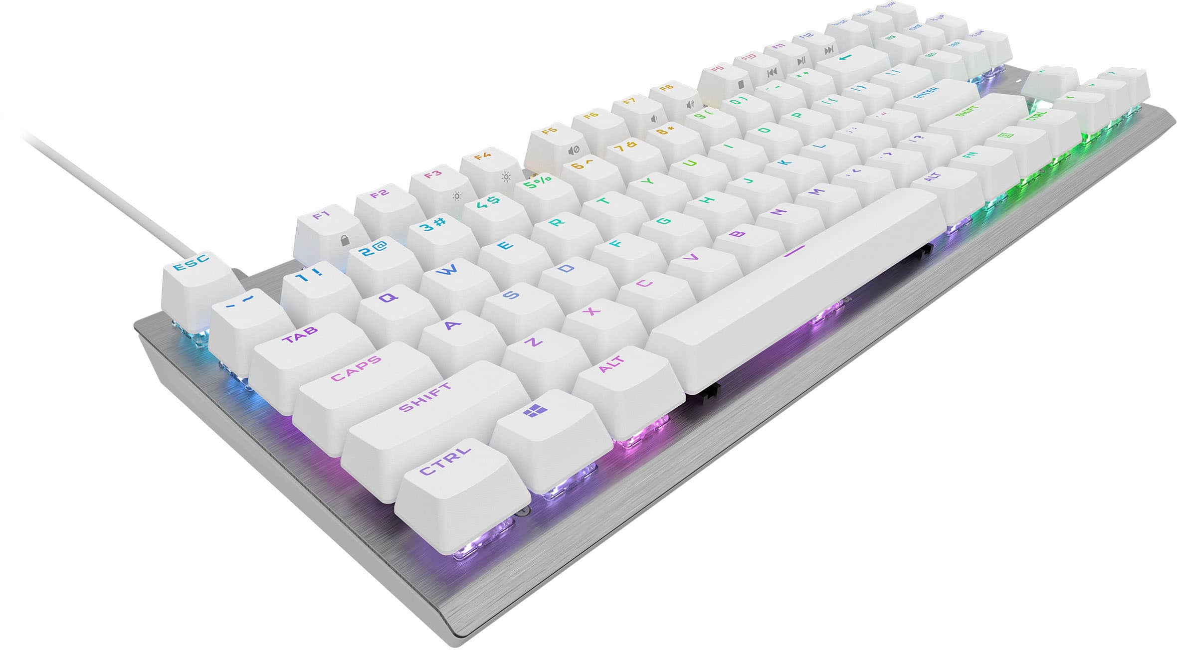 The text on the image reads:
ESC - - VC P8 F 1 1 44 F8 F7 ) DI I FS 16 p FS * 0 is 7 - 4 d0 G 6 + F3 A 5% T F2 I f 49 T F1 f 3# # R 2 8 E F V I 11 ! W D 1 U a S A x TAB Z CAPS ALT SHIFT CTRL ma O0 % BA 17 FN AT 15533
This text appears to be a list of keyboard shortcuts or functions, with each shortcut or function represented by a single letter or symbol.