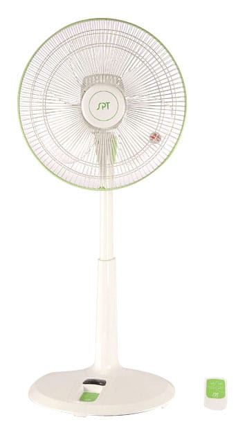 SPT - 14" Stand Fan - White - Larger Front