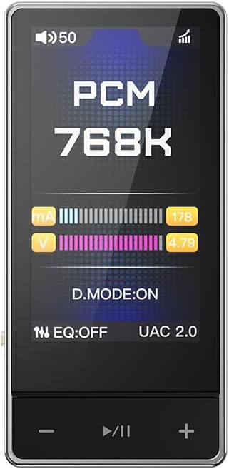 PCM 768K  
mA 178  
V 4.79  
D.MODE: ON  
EQ: OFF  
UAC 2.0
