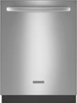 Front Standard. KitchenAid - 24" Tall Tub Built-In Dishwasher - Stainless-Steel.