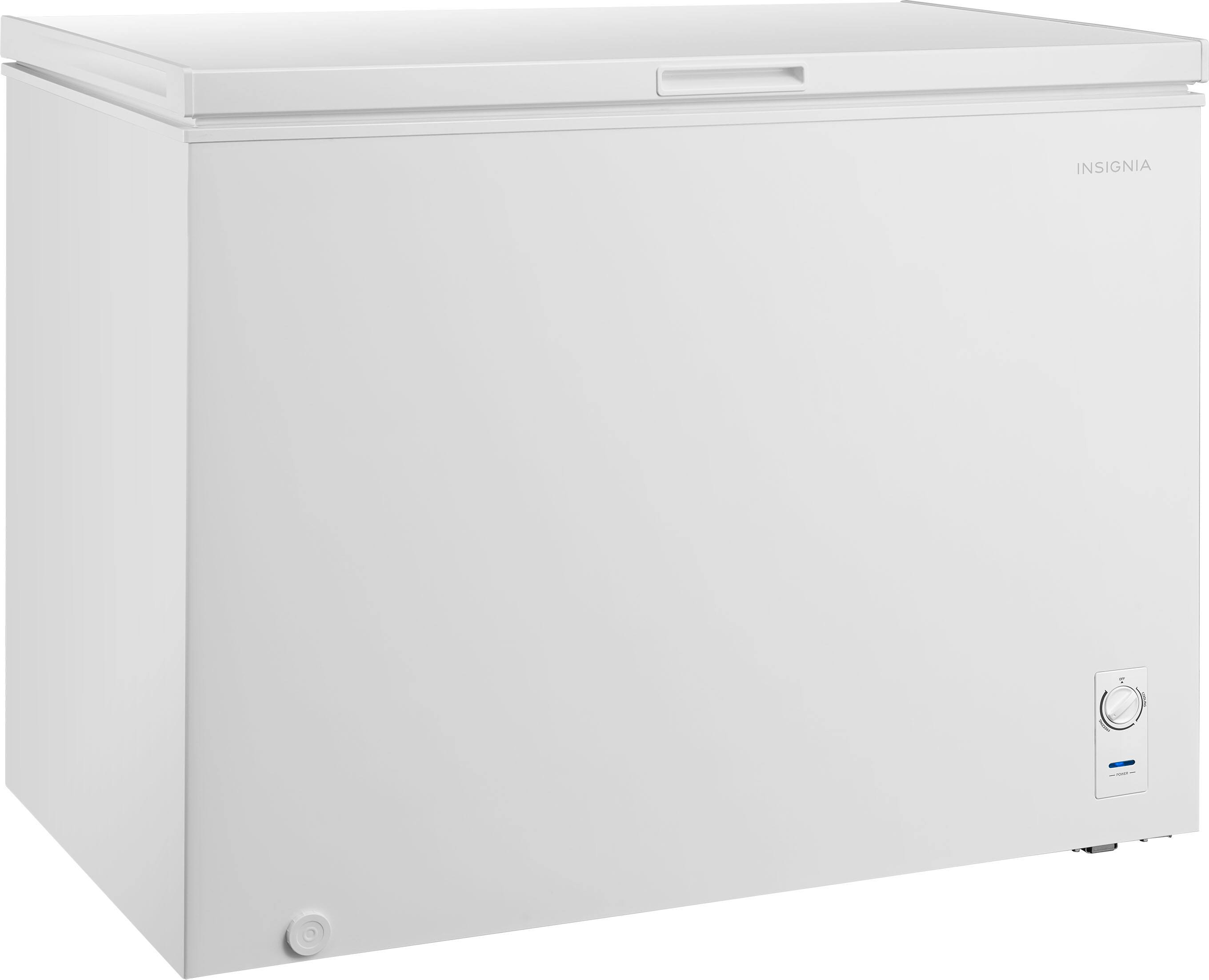 Alt View 7. Insignia™ - 10.4 Cu. Ft. Garage-Ready Chest Freezer - White.
