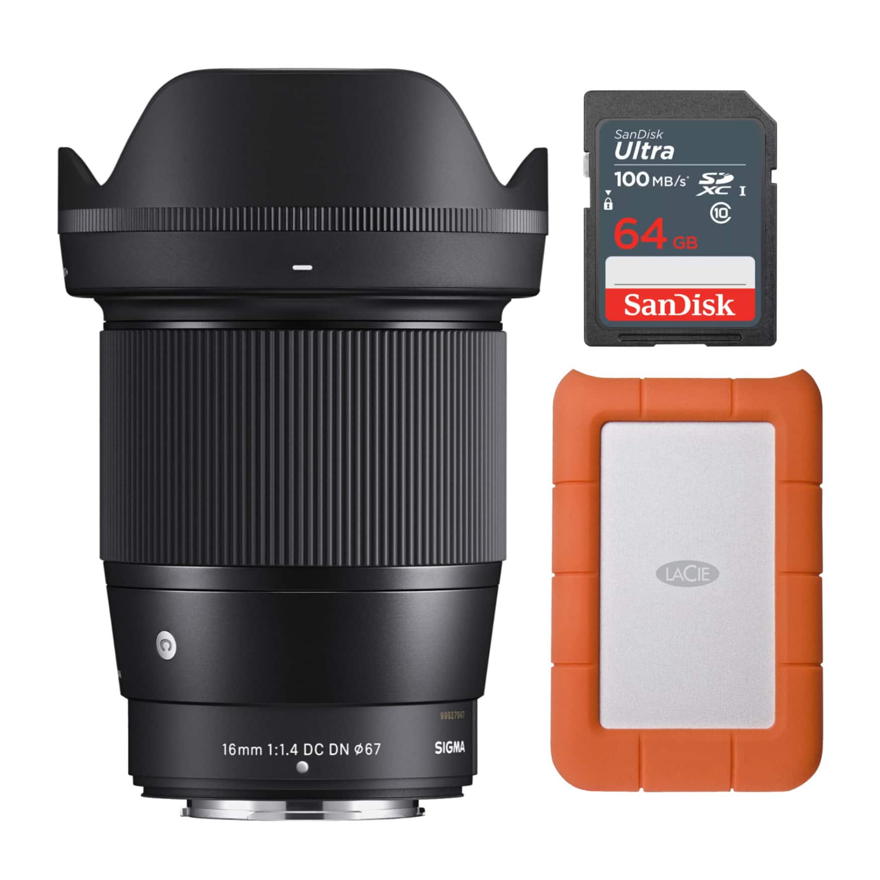 Sigma 16mm F1.4 Contemporary DC DN Lens for Fuji X Mount