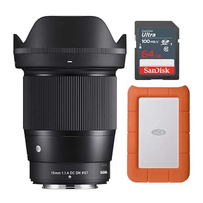 Sigma 16mm F1.4 Contemporary DC DN Lens for Fuji X Mount Sigma 16mm F1.4 Contemporary DC DN Lens for Fuji X Mount