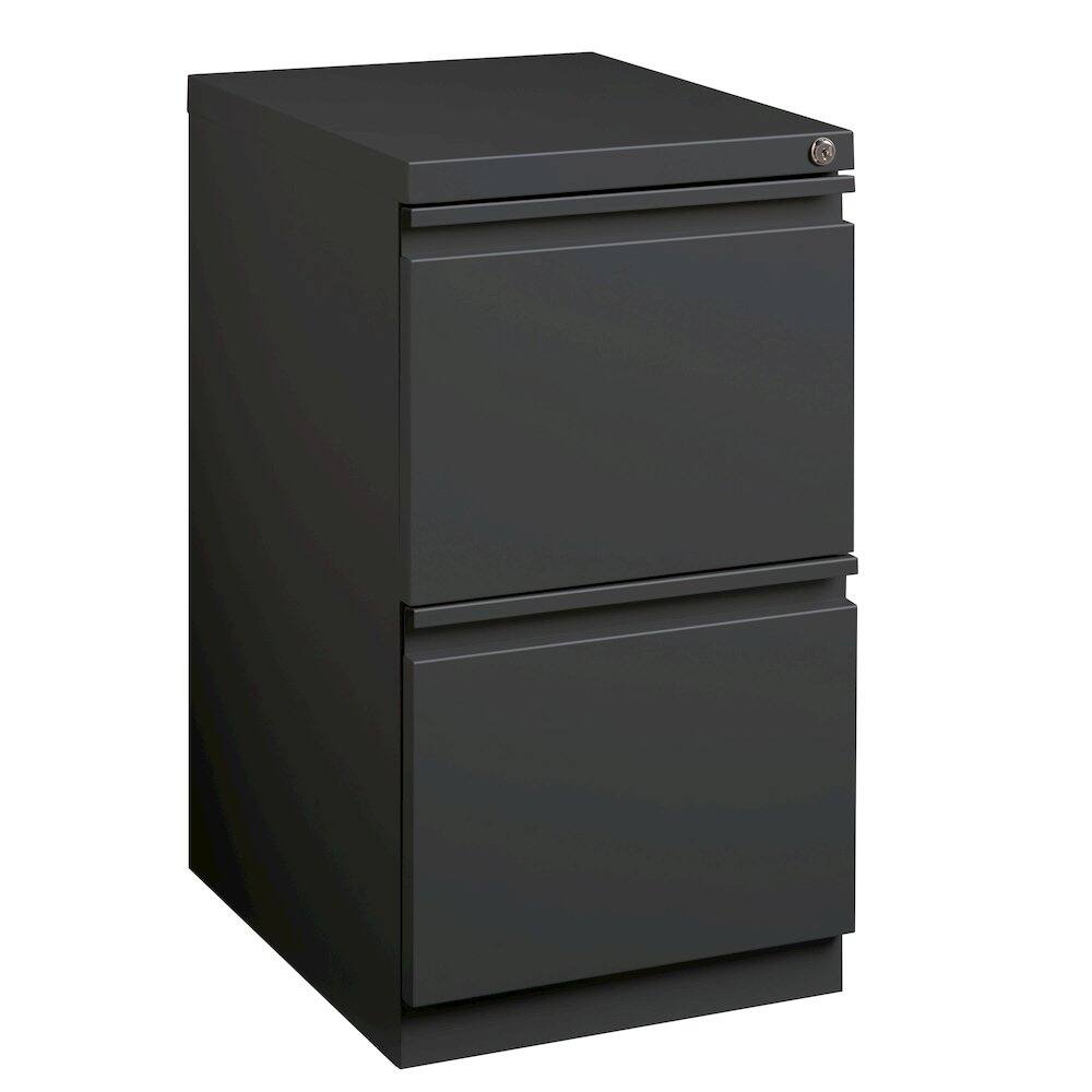 Alt View 8. Hirsh - Hirsh 20" Deep Mobile Pedestal File Cabinet 2 Drawer File-File, Charcoal - Gray.