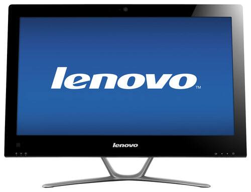 Front Standard. Lenovo - 23" All-in-One Computer - 4GB Memory - 1TB Hard Drive.