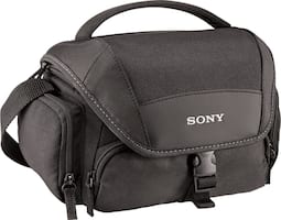 Sony LCSU21 Soft Carrying Case - Black - Angle_Zoom